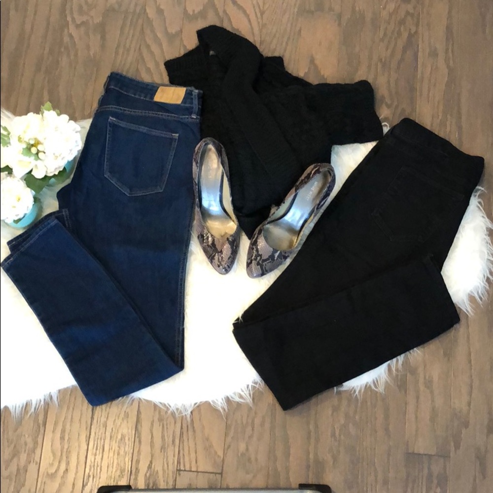 Set of two H&M skinny low rise jeans